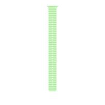 Apple Watch 49mm Neon Green Ocean Band Extension - Black Titanium Finish