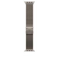 Apple Watch 49mm Natural Titanium Milanese Loop - Large