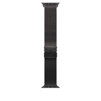Apple Watch 49mm Black Titanium Milanese Loop - Large