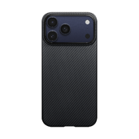 Pitaka MagSafe Compatible Case for iPhone 17 Pro - Black/Grey