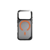 Uniq Combat Active MagSafe Compatible Case for iPhone 17 Pro - Smoke + Orange