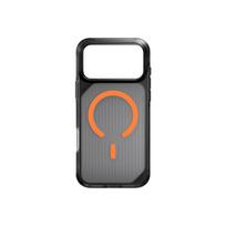 Uniq Combat Active MagSafe Compatible Case for iPhone 17 Pro Max - Smoke + Orange
