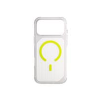 Uniq Combat Active MagSafe Compatible Case for iPhone 17 Pro Max - Clear + Lime
