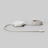 Zens 2-in-1 USB-C to USB-C (240W) + Qi2 (15W) MagSafe Compatible Charger - White