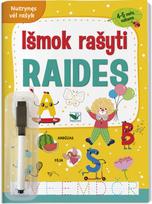 Išmok rašyti raides. 4-5 metų vaikams. Su flomasteriu - Nėra Autoriaus