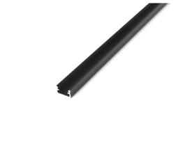 Aliuminio profilis A LED juostelėms - juodas - 2 m