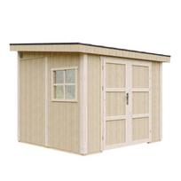 PREMIUM kokybės sodo namelis Timbela - M938B, 5.9 m² - A231x248x294 cm - Be grindų ir šoninės sienos