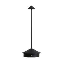 Stalinis šviestuvas - Įkraunamas lauko šviestuvas, juodas - 29 cm