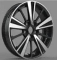 Ratlankis RACINGLINE I5449 R15x6 5x100 ET 40 CB 54.1 (Black Polished) (550 kg)
