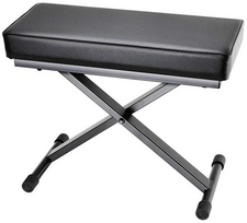 Casio Keyboard bench Adam Hall, juodas