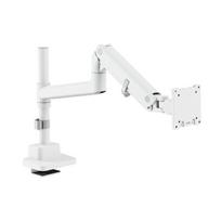 Digitus Desk Mount | DA-90476 Single Monitor Mount | Height, tilt, pivot, rotation, depth | 57 " | Maximum weight (capacity) 27 kg | White