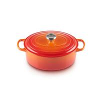 Ketaus puodas ovalus 27 cm / 4,1 l oranžinis | 02726179 | 0024147261797
