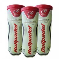 3X  Bullpadel Premium Pro Padelio Kamuoliukai
