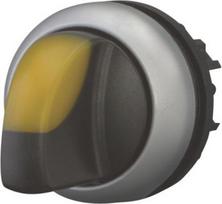M22-WRLK3-Y Illuminated selector switch actuator, RMQ-Titan, 3 positions, yellow 216849 | 4015082168490