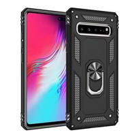 Skirtas Samsung Galaxy S7 S8 S9 Plus S10E S10 5G Case Armor Smūgiams atsparus telefono dėklas, skirtas Galaxy S20 Ultra magnetinio žiedo laikiklio dangtelis For SAM S10E auksas