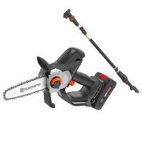 Akumuliatorinis šakų genėtuvas HUSQVARNA Aspire P8X-P4A 4,0Ah su prailginimo priedu
