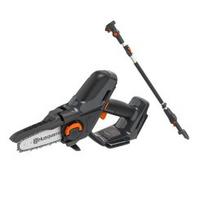 Akumuliatorinis šakų genėtuvas HUSQVARNA Aspire P5-P4A su prailginimo priedu