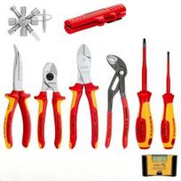 10 dalių elektriko įrankių rinkinys KNIPEX 002090V01