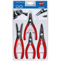 4 dalių preciziškų replių rinkinys fiksavimo žiedams KNIPEX 002003SB