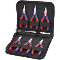 7 dalių elektriko replių rinkinys dėkle KNIPEX 002016