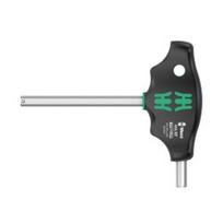 Šešiakampis atsuktuvas su T-formos rankena WERA 454 Hex-Plus HF 3x100mm
