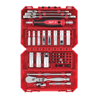 42 dalių terkšlės ir atsuktuvų rinkinys MILWAUKEE 1/4"