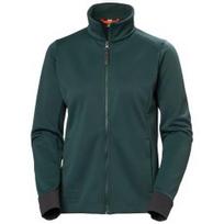 Moteriškas džemperis su užtrauktuku HELLY HANSEN W Tech Midlayer, žalias XS