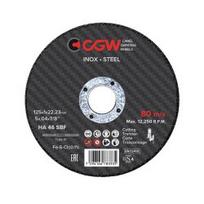 Metalo pjovimo diskas CGW SBF INOX HA 46 125x1x22,23mm