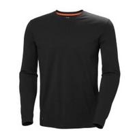 Marškinėliai ilgomis rankovėmis HELLY HANSEN Kensington Longsleeve, juodi L
