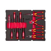 10-ies dalių elektriko rinkinys MILWAUKEE Packout stalčiui