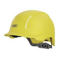 Neventiliuojamas apsauginis šalmas ABUS Scator-E 53-63cm, geltonas