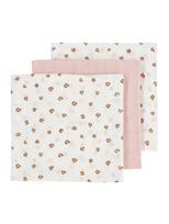 Marlinių (muslino) vystyklų komplektas, 3vnt. 70x70, Meyco Baby (Mini Panther Pink)