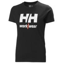 Moteriški marškinėliai HELLY HANSEN W Classic Logo T-Shirt, juodi L