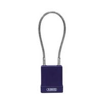 Spyna su kabeliu ABUS 76/40CAB20 20cm, violetinė