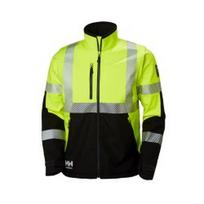 Šviesą atspindinti striukė HELLY HANSEN ICU Softshell, geltona 2XL