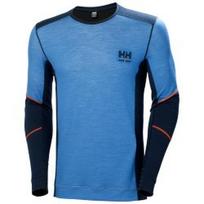 Apatiniai marškinėliai HELLY HANSEN Lifa Merino Crewneck, šviesiai mėlyni 2XL