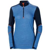 Moteriški apatiniai marškinėliai HELLY HANSEN Lifa Merino Crewneck, mėlyni 2XL