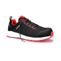 Batai ELTEN Livas black red low ESD S1P, juodi 42