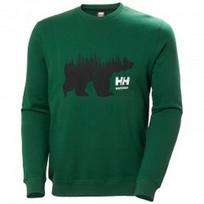 Džemperis HELLY HANSEN Graphic Sweatshirt, žalias XL