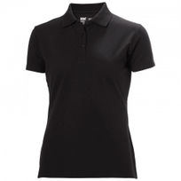 Moteriški marškinėliai HELLY HANSEN Manchester Polo, juodi XL