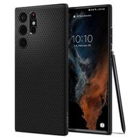 Spigen Luqid Air Case for SAMSUNG S22 ULTRA, Matte Black