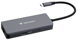 Verbatim USB-C Essentials Multiport Hub 6 Port RJ45