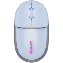 CANYON mouse OnClick 24 BT/Wireless Transparent/Blue