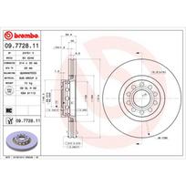 Stabdžių diskas BREMBO 09.7728.11