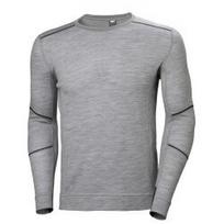 Apatiniai marškinėliai HELLY HANSEN Lifa Merino Crewneck, pilki M