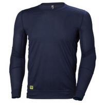 Apatiniai marškinėliai HELLY HANSEN Lifa Crewneck, tamsiai mėlyni S