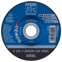 Šlifavimo diskas PFERD E125-7 ZA 24 R SGP