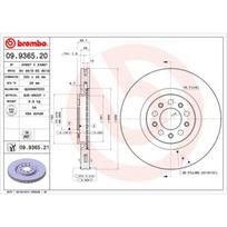 Stabdžių diskas BREMBO 09.9365.21