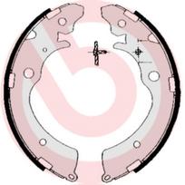 Būgninių stabdžių kaladėlių komplektas BREMBO S 28 507