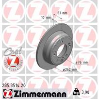 Stabdžių diskas ZIMMERMANN 285.3514.20